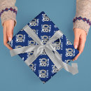 Search for silver and blue wrapping paper Simple