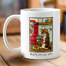 Search for cute cat illustration mugs Whimsical