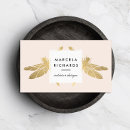 Recherche de libellule rose cartes visite Élégant