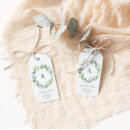Search for monogram gift tags Greenery
