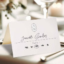 Search for food place cards Simple