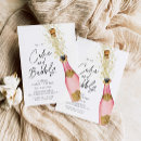 Search for pink champagne birthday invitations Pink and gold