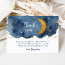 Search for galaxy thank you cards Moon and stars