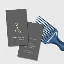 Search for metal business cards Hair stylist
