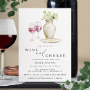 Search for classy wine tasting party invitations Wine and cheese