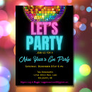 Search for disco new years party invitations Celebration