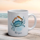 Search for sea crab mugs Watercolor