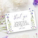 Search for nature inspired thank you cards Purple