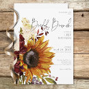 Search for burgundy and sunflower invitations Floral