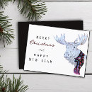 Search for happy moose postcards Merry christmas