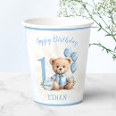 Search for birthday paper cups Baby boy