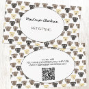 Search for dog sitting business cards Watercolor