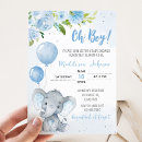Recherche de blue elephant invitations Bleu