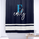 Search for navy and white stripe shower curtains For her