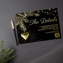 Search for new year enclosure cards Black and gold
