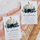 Search for pumpkin rehearsal dinner invitations The night before