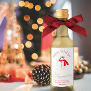 Search for happy holiday wine labels Red and white