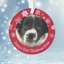 Search for puppy first ornaments Snowflakes