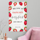Search for berry first birthday banners Summer