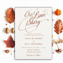 Search for our love story invitations Couple