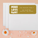 Search for groovy return address labels Peace