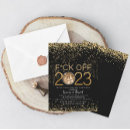 Search for new years eve birthday invitations Black