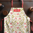 Search for red christmas aprons Floral