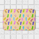 Search for flip flop bath mats Colourful