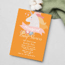 Search for magical unicorn baby shower invitations Colourful