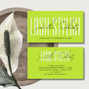 Search for eyelash business cards Cosmetologist