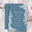 Recherche de vintage rehearsal dinner invitations Bleu poussiéreux