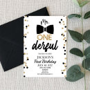 Search for mr onederful birthday invitations Boy
