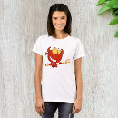 Search for devil womens tshirts Red