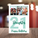 Search for daughters 21st birthday cards Modern