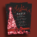 Recherche de fête de des employés noël invitations Rouge