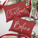 Search for believe christmas pillows Typography