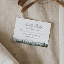Search for trees rsvp cards Kindly reply