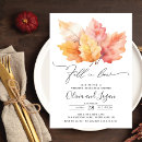 Search for autumn rehearsal dinner invitations Minimalist