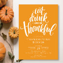 Search for eat drink be thankful invitations Watercolor