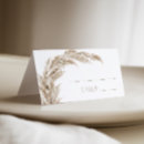 Search for menu place cards Pampas grass