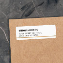 Search for faux gold return address labels Minimalist