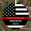 Search for fireman ornaments Thin red line