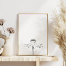 Search for black and white botanical art Line drawing