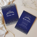 Search for blue and silver quinceanera invitations Mis quince anos
