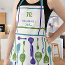 Search for purple monogram aprons Mother