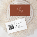 Search for burnt business cards Terracotta