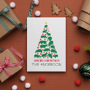 Recherche de sapin noël cartes postales Illustration