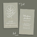 Recherche de spa naturel cartes visite Simple