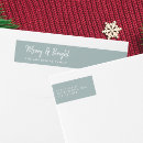 Search for merry bright return address labels Calligraphy