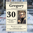 Search for humorous 30th birthday invitations For him